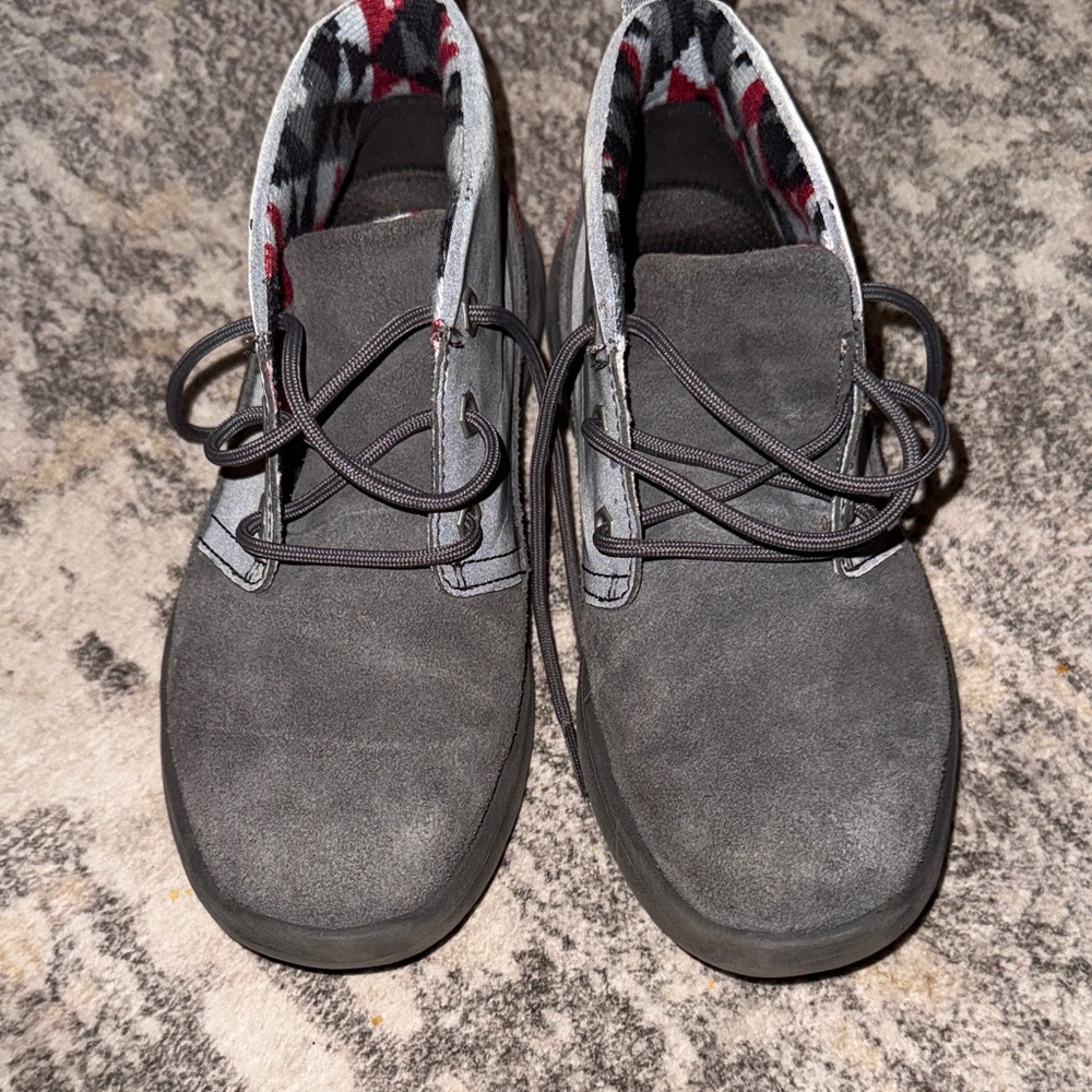 Kids Grey Suede boots by UGG